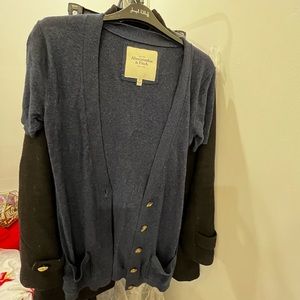 Abercrombie and Fitch Medium short sleeve cardigan/sweater